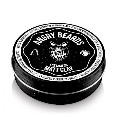 pomata per capelli argilla opaca Lee Man Go Angry Beards 120 g