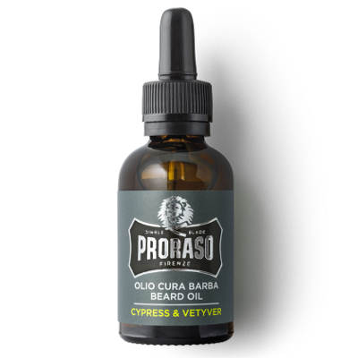 olio da barba Proraso Cypress e Vetyver