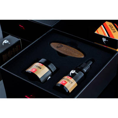 Beard Kit Nr. 2 by GØLD's. Beard Oil, Beard Balm and Beard Brush.