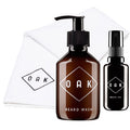 OAK Comfort Beard Care Set. Beard Wash, Beard Oil, Face Towel.