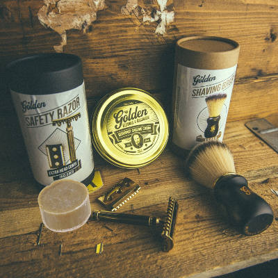 Kit rasatura completo Golden Beards