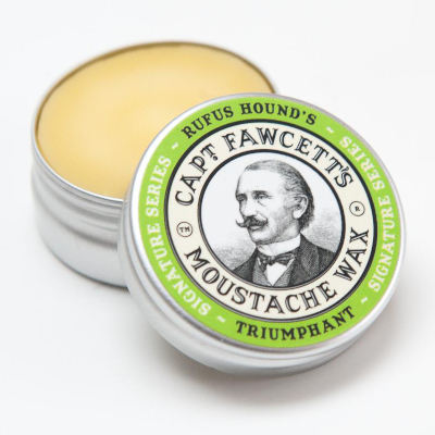 Rufus Hound's Triumphant cera per baffi Captain Fawcett 15ml