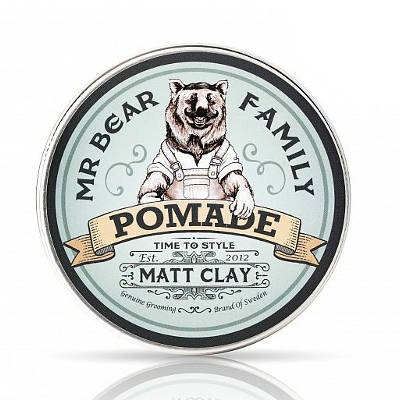 Pomade argilla opaca di Mr. Bear Family 100 ml