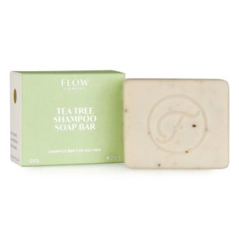 Shampoo Seifenstück Tea Tree Shampoo Soap Bar Flow Cosmetics 120 g